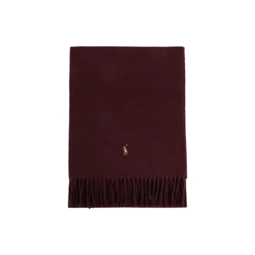Polo Ralph Lauren Шерпа Шарфы Унисекс Весна Бордовый
