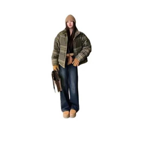 XIAOJUCHUANLI Хлопковый пуховик женский