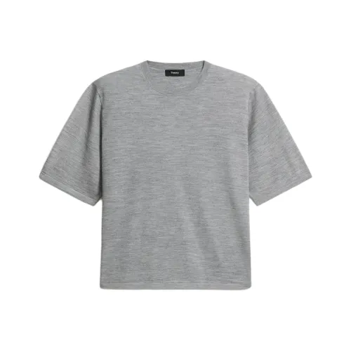 THEORY Cold Фотиния Серый Женские T-Рубашки