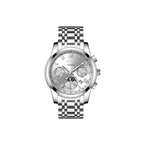 BENKEN AIVN Механический механизм ремешок из нержавеющей стали мужские часы многоцветный циферблат