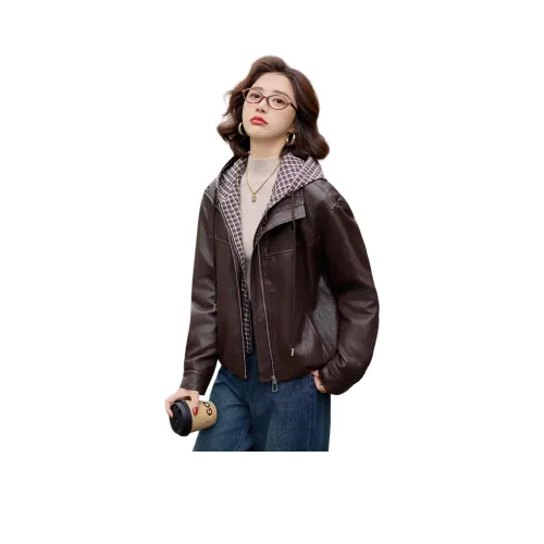 Куртка из кожи Kangaroo женская