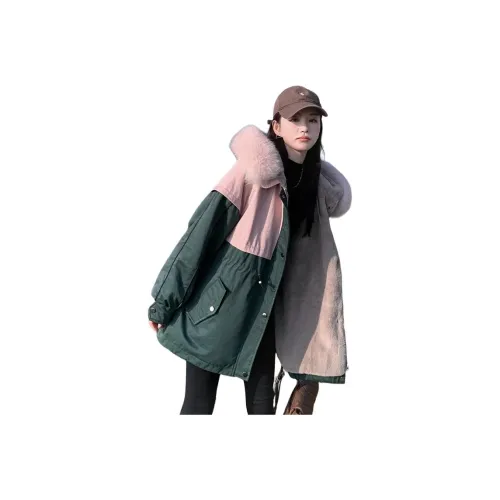 MEXICAN Розовый Зеленый Женские Парки