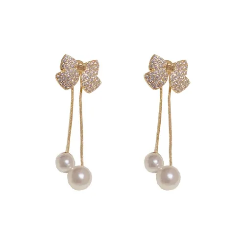 BONAS Copper Stud Earrings Women's BONAS Медные серьги-гвоздики женские