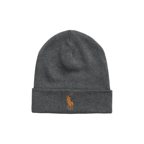 Polo Ralph Lauren 100% хлопок Шапки-бини Унисекс Железно-серый