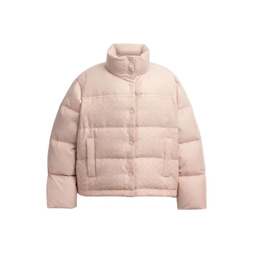 COACH Светло-розовый женский пуховик