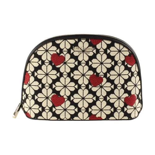 Kate Spade Цветочный дизайн Спилок коровьей кожи Клатч Косметичка Женские