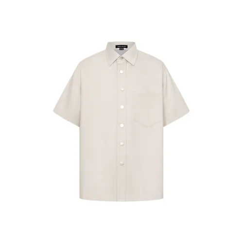 URBAN REVIVO Светло-серые Мужские Рубашки