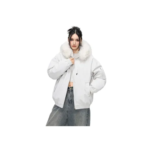 TUOFEI Light Beige Unisex Пуховики