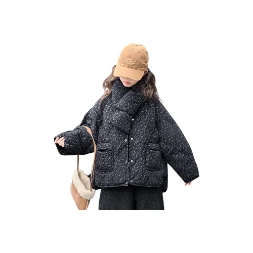 T.MOO Черный Школьный возраст Утеплённые куртки