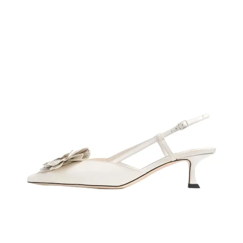 Jimmy Choo Mimmi Sling Спина Узкий каблук Высокие каблуки 5 см Женские Латте