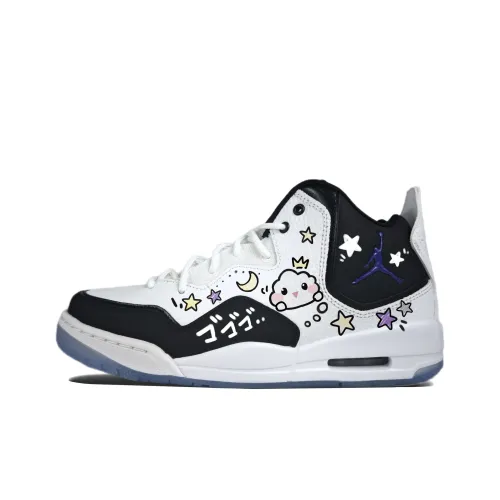 Jordan Courtside 23 Night Sky Cloud Mid Top Винтажные баскетбольные кроссовки Unisex