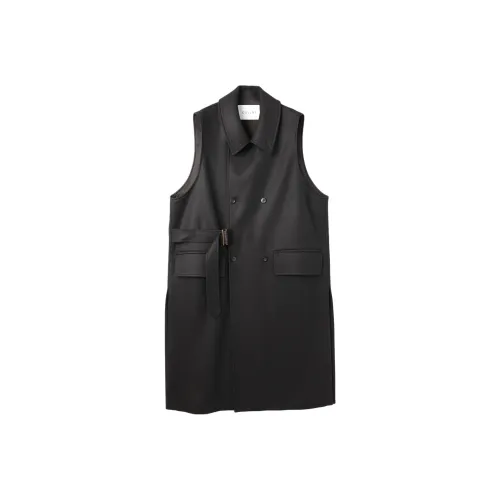 CULLNI Fw25 Шерсть Melton Галстук Locken Длинный Жилет Унисекс