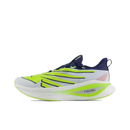 New Balance NB FuelCell Амортизация Износостойкие Низкие Кроссовки для Бега Мужские Синие Зеленые