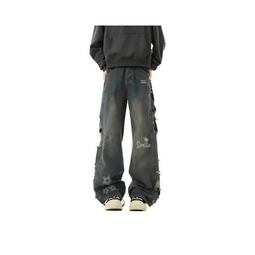 DUKE+DEXTER Синий Унисекс Джинсы