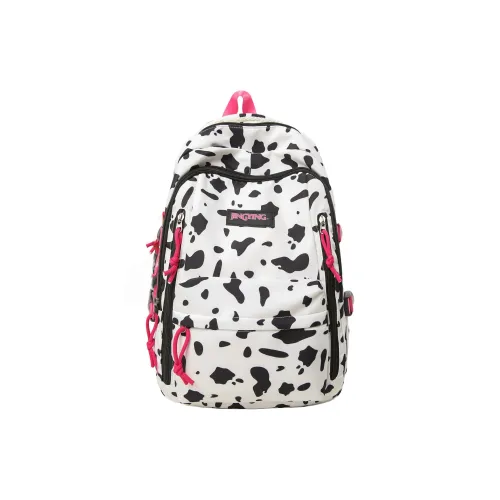 AUNG Нейлон Рюкзак Женский Белый Черный