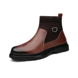 Коричневый с флисовой подкладкой