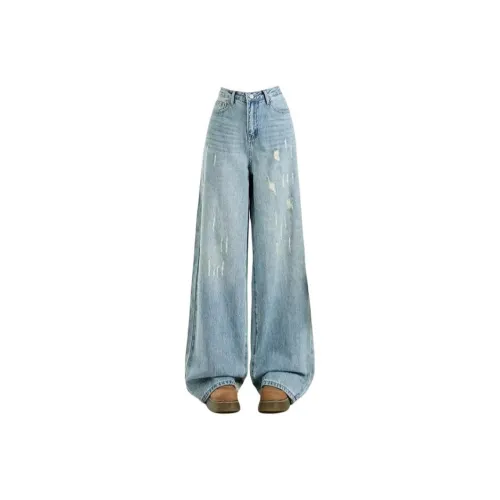 ZHUFEI Blue Women's Jeans ZHUFEI Синий Женские Джинсы