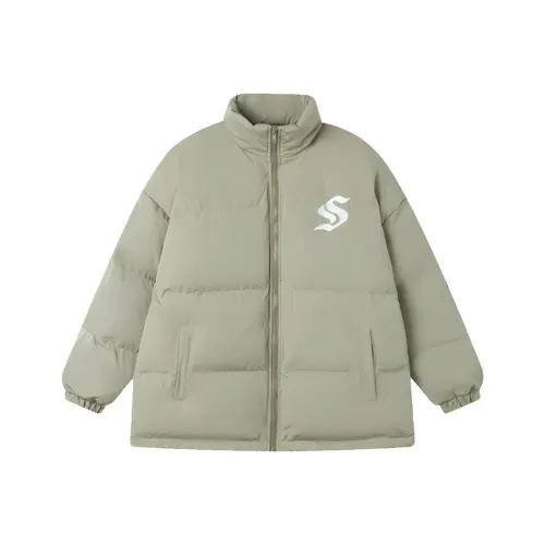 MDEHT Светло-зеленый Женский пуховик