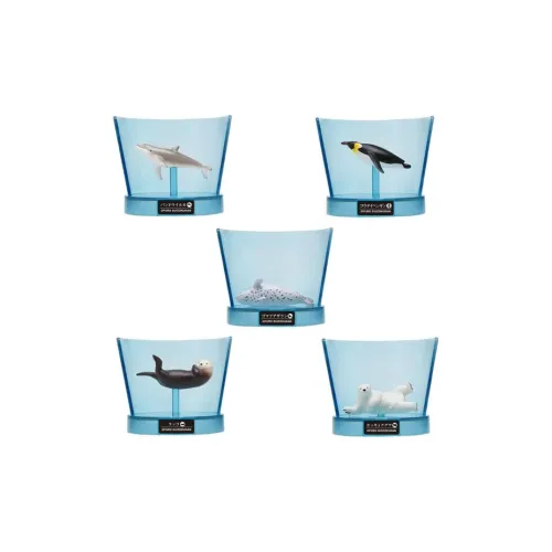 Bandai Aquarium Bath Слепые коробки Одиночная Слепая коробка Цельная коробка 5 шт