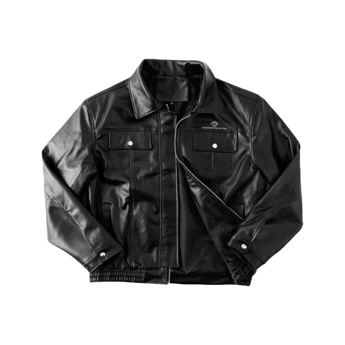 I Am Not A Fat Tiger Кожаная куртка унисекс