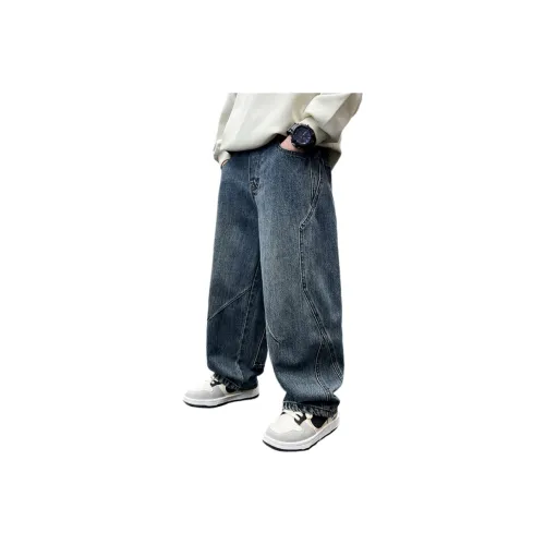 Little Redfish Синий С флисовой подкладкой Школьный возраст Джинсы