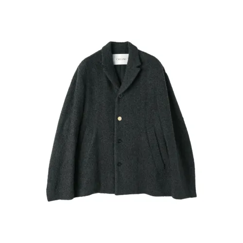 CULLNI Fw25 Mohair Wool Short Coat Velvet Feel Coat Unisex CULLNI Fw25 Мохер Шерсть Короткий Пальто Бархат Feel Пальто Унисекс