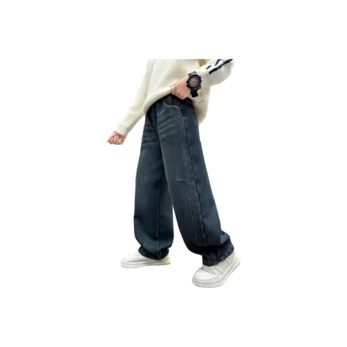 Little Redfish Синий С флисовой подкладкой Школьный возраст Джинсы