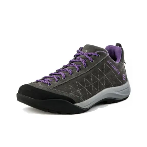 SCARPA MYSTIC LITE GTX WMN Амортизаторы Улучшенная устойчивость к скольжению и износу Низкий топ Походная обувь Женская Серый Фиолетовый