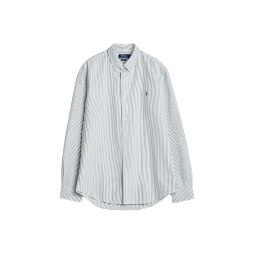 Polo Ralph Lauren SS24 Рубашка Мужская Серого цвета