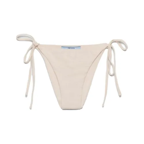 PRADA SS25 Плавательные шорты Женские Nude
