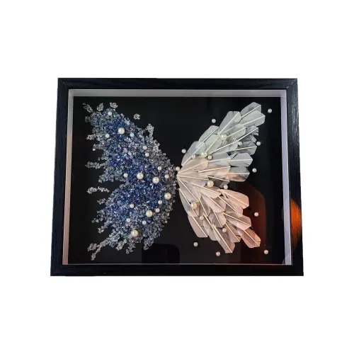 Осветление Ледяной Синий Перо Бабочка Креативный And Novel Улучшение Практических Навыков Ручной Работы DIY Игрушки