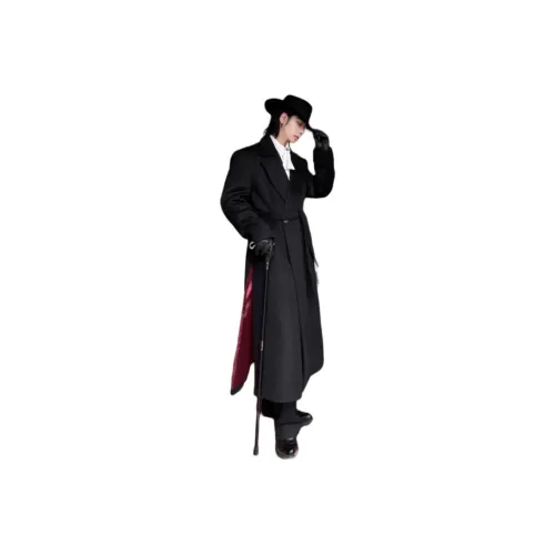 CHEER ZONE Черное Унисекс Пальто