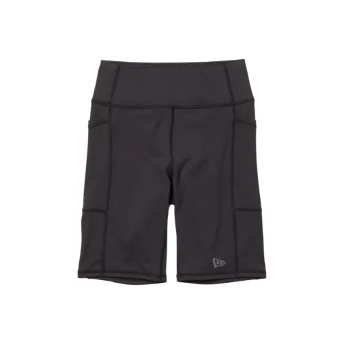 New Era Collaboration Черные Женские Спортивные Шорты