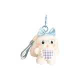 Подвесной брелок в виде кролика [Синий нагрудник]