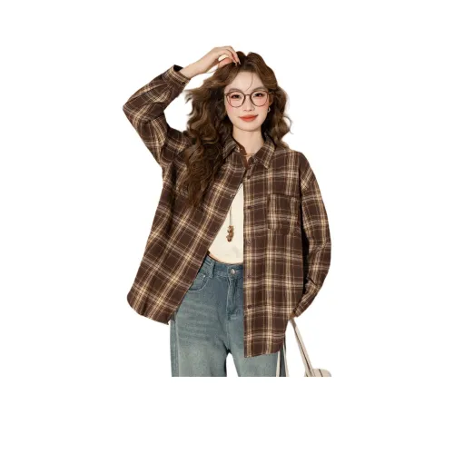 JEANSWEST Кофе Женские Рубашки