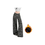 Серый, толстый флис, увеличенная длина