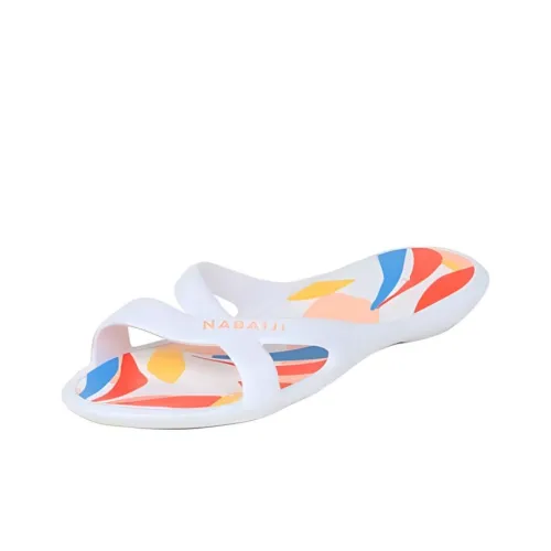 DECATHLON Противоскользящие быстросохнущие слипоны Женские Белые