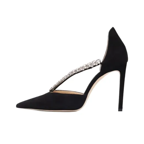 Jimmy Choo Пчелка Узкий каблук Высокие каблуки 10 см Женские Черный