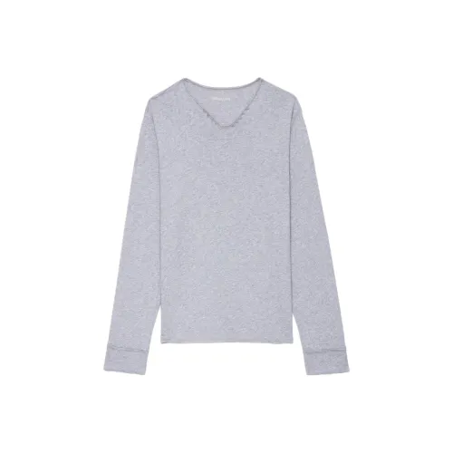 Zadig Voltaire Светло-серые Мужские T-рубашки