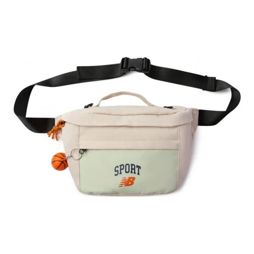 New Balance совместный бренд Ткань Бананка Унисекс Бежево-желтый