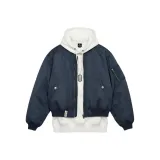 Темно-синий, синий + белый худи [Зимняя специальная сделка]