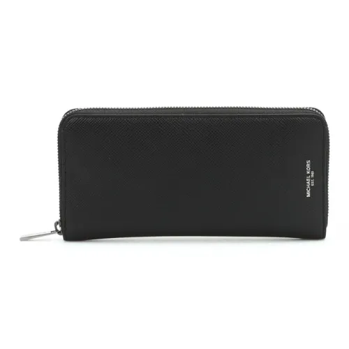 MICHAEL KORS MICHAEL KORS Handbag Collection Harrison Кожа Кошелек для карт Унисекс Черный