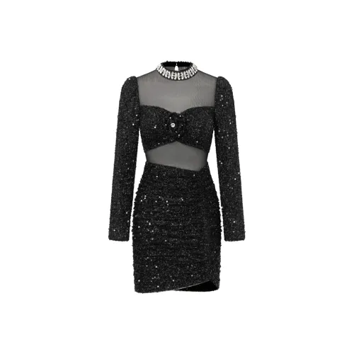 Misi Camii Длинное платье с длинными рукавами женское