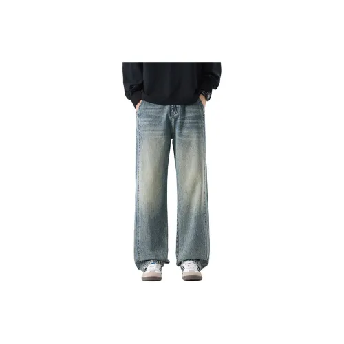 SRPFTE Винтажные синие унисекс джинсы