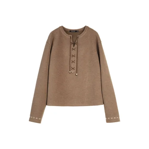 ELLE Кофе Женские Свитшоты