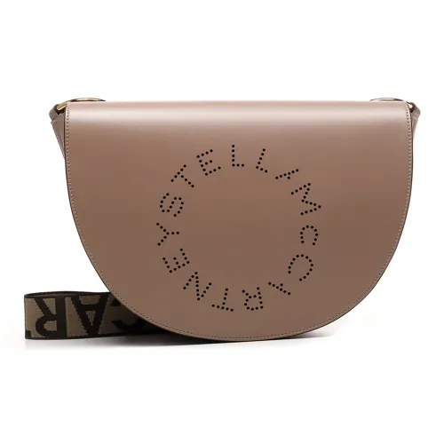 Stella McCartney Soft Lambskin Crossbody Bag Women's Taupe