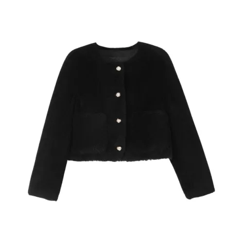 Late White Укороченное пальто женское