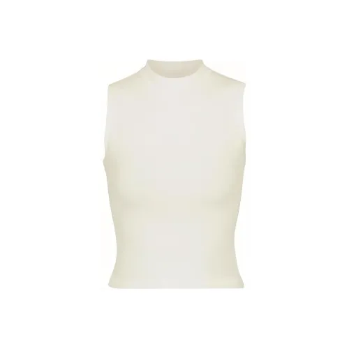 Skims Костяной белый Женские Майки