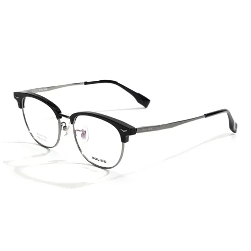 Police Титан Оправа «Брови» Оправы для очков Унисекс Черный
