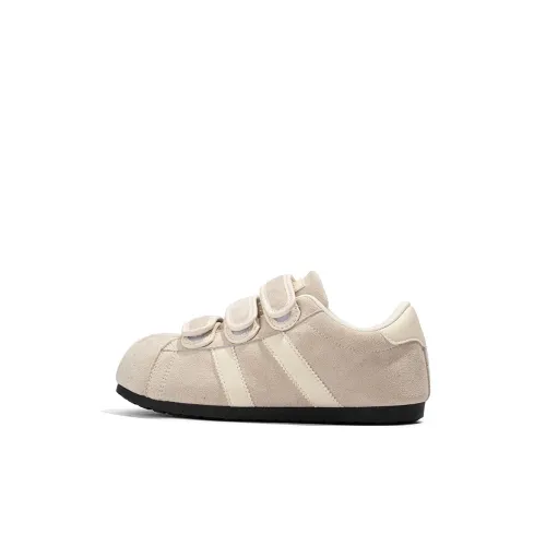 Babaya Slip-resistant Abrasion-resistant Kids Lifestyle Shoes Beige Unisex Babaya Slip-resistant Abrasion-resistant Детские повседневные туфли Бежевые Унисекс